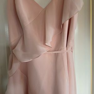 Blush pink Vera Wang bridesmaid dress! Never altered and very clean.